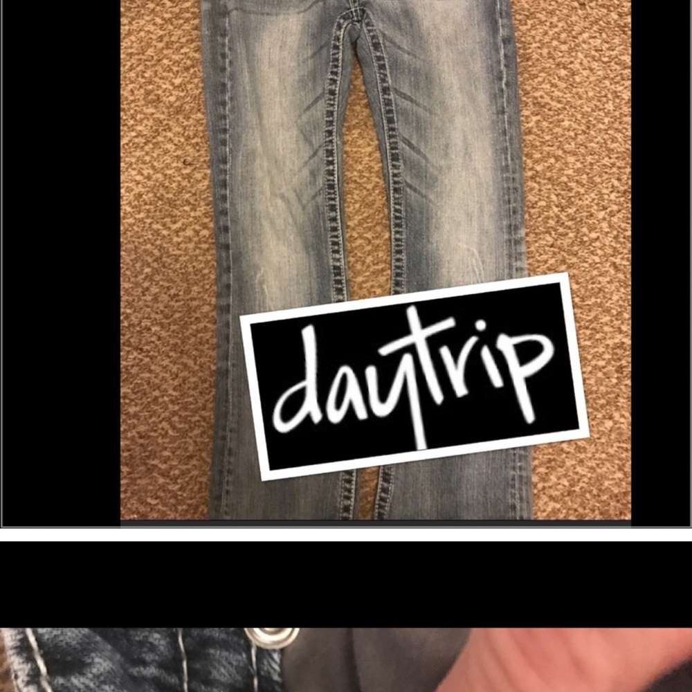 Daytrip Faded Gray Denim Jeans